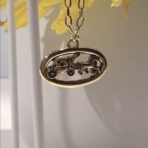 Coach Horse & Carriage Necklace